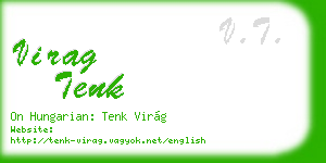 virag tenk business card